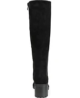 Journee Collection Women's Jenicca Extra Wide Calf Lace Up Boots