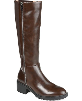 Journee Collection Women's Morgaan Extra Wide Calf Boots