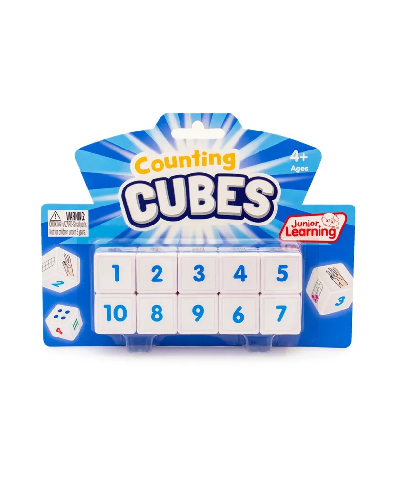 Junior Learning Counting Cubes Educational Learning Set, 10 Cubes