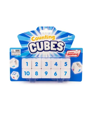Junior Learning Counting Cubes Educational Learning Set, 10 Cubes