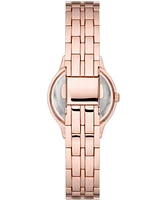 Folio Women's Rose Gold-Tone Bracelet Watch Gift Set, 27mm