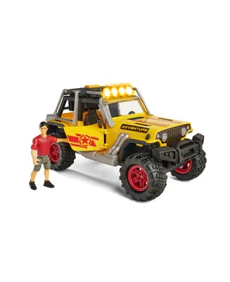 Dickie Toys Hk Ltd - Light Sound Jeep Adventure Playset