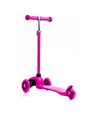 Rugged Racers Mini Scooter with Adjustable Height and Led Wheels