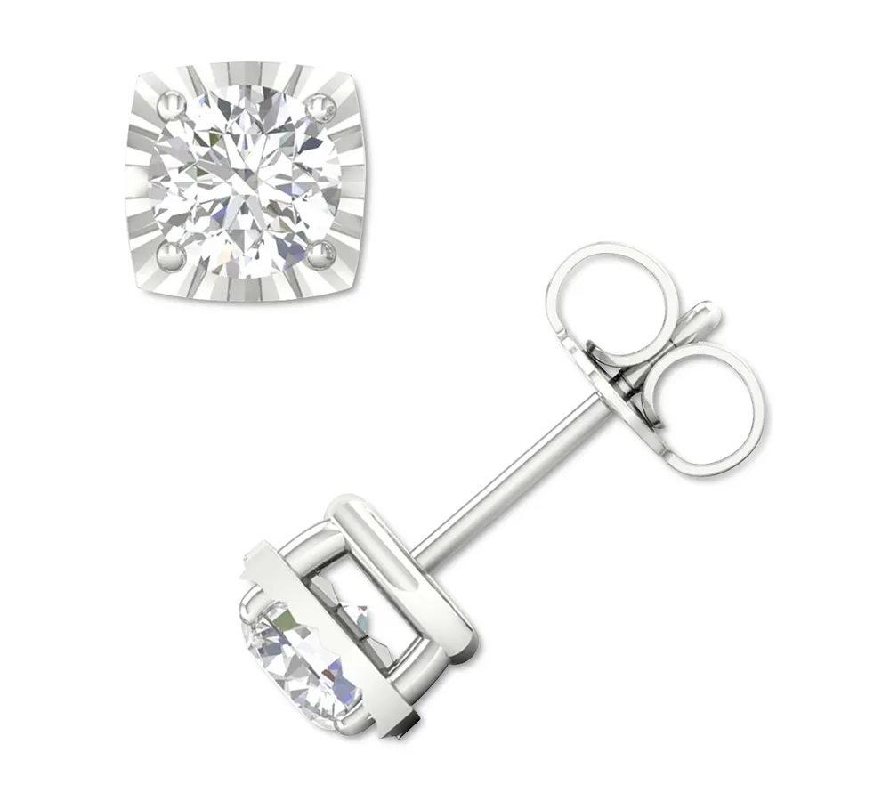 Diamond Enhancer Stud Earrings (1 ct. t.w.) in 14k White Gold