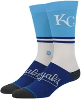 Men's White Kansas City Royals Infiknit Color Crew Socks