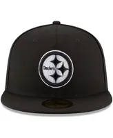 Men's Black Pittsburgh Steelers B-Dub 59FIFTY Fitted Hat