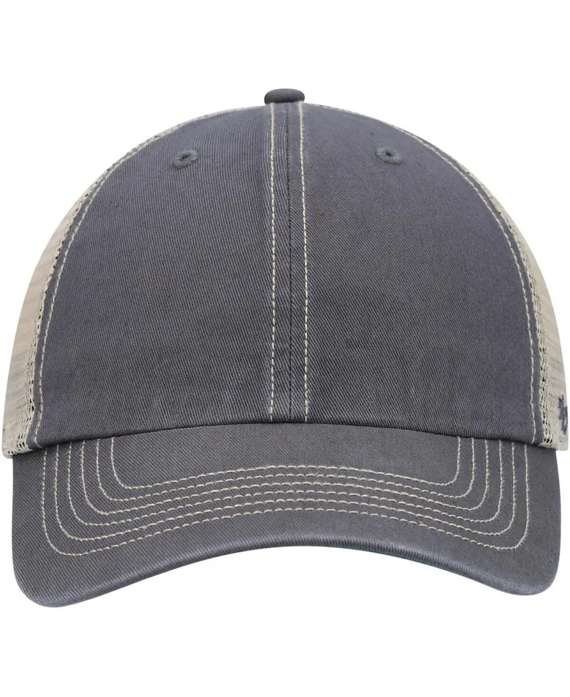 Men's Charcoal,Natural Trawler Clean Up Snapback Hat