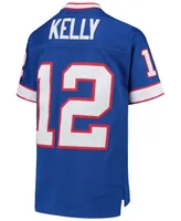 Big Boys and Girls Jim Kelly Royal Buffalo Bills 1990 Legacy Retired Player Jersey