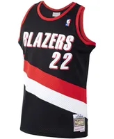 Men's Clyde Drexler Black Portland Trail Blazers 1991-92 Hardwood Classics Swingman Jersey