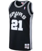 Men's Tim Duncan Black San Antonio Spurs 1998-99 Hardwood Classics Swingman Jersey