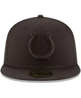 Men's Indianapolis Colts Black On 59FIFTY Fitted Hat