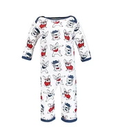 Hudson Baby Boys Cotton Coveralls