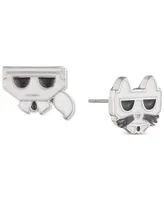 Karl Lagerfeld Paris 3-Pc. Silver-Tone Earrings Set