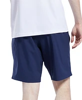 Reebok Men's Regular-Fit Moisture-Wicking 9" Woven Drawstring Shorts