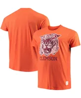 Men's Original Retro Brand Orange Clemson Tigers Big and Tall Mock Twist T-shirt