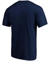 Men's Navy Seattle Kraken Primary Logo T-shirt