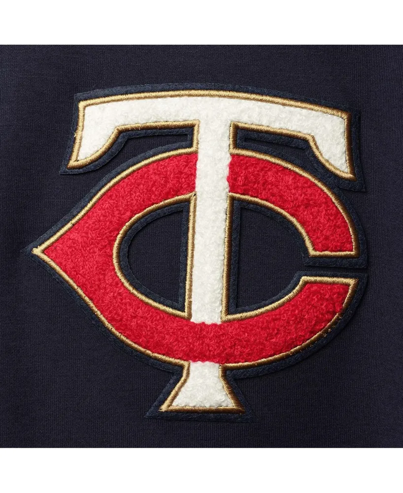 Men's Navy Minnesota Twins Team Logo Pullover Hoodie