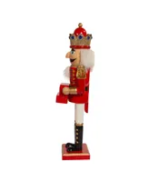 Kurt Adler 15" King Nutcracker with Calendar