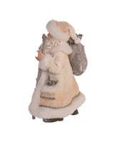 Kurt Adler 10.5" Fabriche Snowy Woods Santa