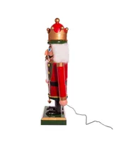 Kurt Adler 43" Lighted Musical Collapsible Nutcracker