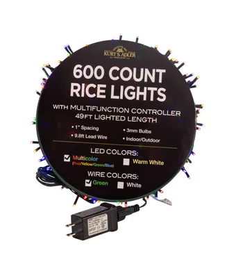 Kurt Adler 600-Light 49' Led Rice 601 Piece Light Set