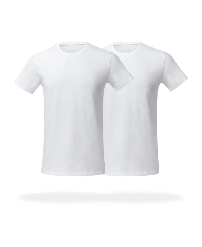 Pair of Thieves Men's SuperSoft Cotton Stretch Crew Neck Undershirt 2 Pack