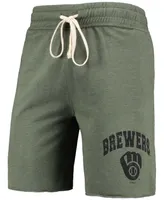 Concepts Sport Men's Milwaukee Brewers Mainstream Tri-Blend Shorts