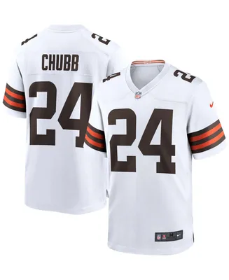 Nike Men's Nick Chubb White Cleveland Browns Game Jersey