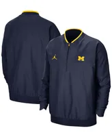 Jordan Men's Michigan Wolverines 2021 Coach Half-Zip Jacket