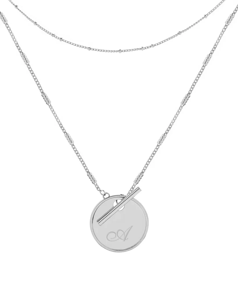 Women's Grace Layering Necklace Set - Rhodium