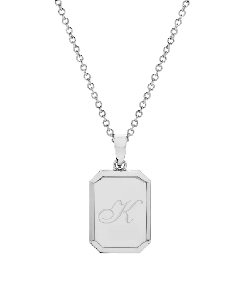 Women's Willow Pendant Necklace - Rhodium
