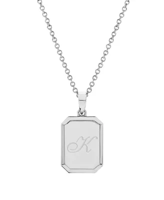 Women's Willow Pendant Necklace - Rhodium