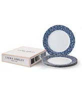 Laura Ashley Blueprint Collectables Sweet Allysum Plates in Gift Box, Set of 4