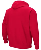 Men's Scarlet Ohio State Buckeyes Arch Logo 3.0 Pullover Hoodie