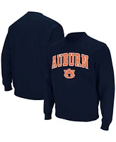 Colosseum Men's Auburn Tigers Arch and Logo Crew Neck Sweatshirt