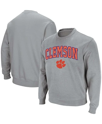 Colosseum Men's Clemson Tigers Arch & Logo Pullover Sweatshirt