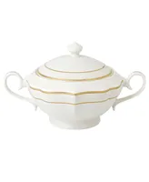 Lorren Home Trends La Luna Collection Bone China Soup Tureen and Lid