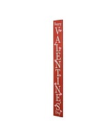 Glitzhome 60" Happy Valentine's Day Porch Sign