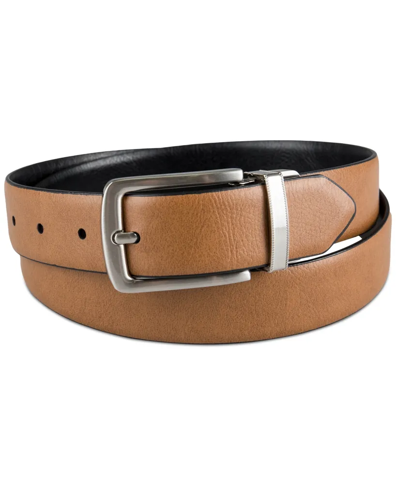 Club Room Men's Reversible Dress Belt, Created for Macy's