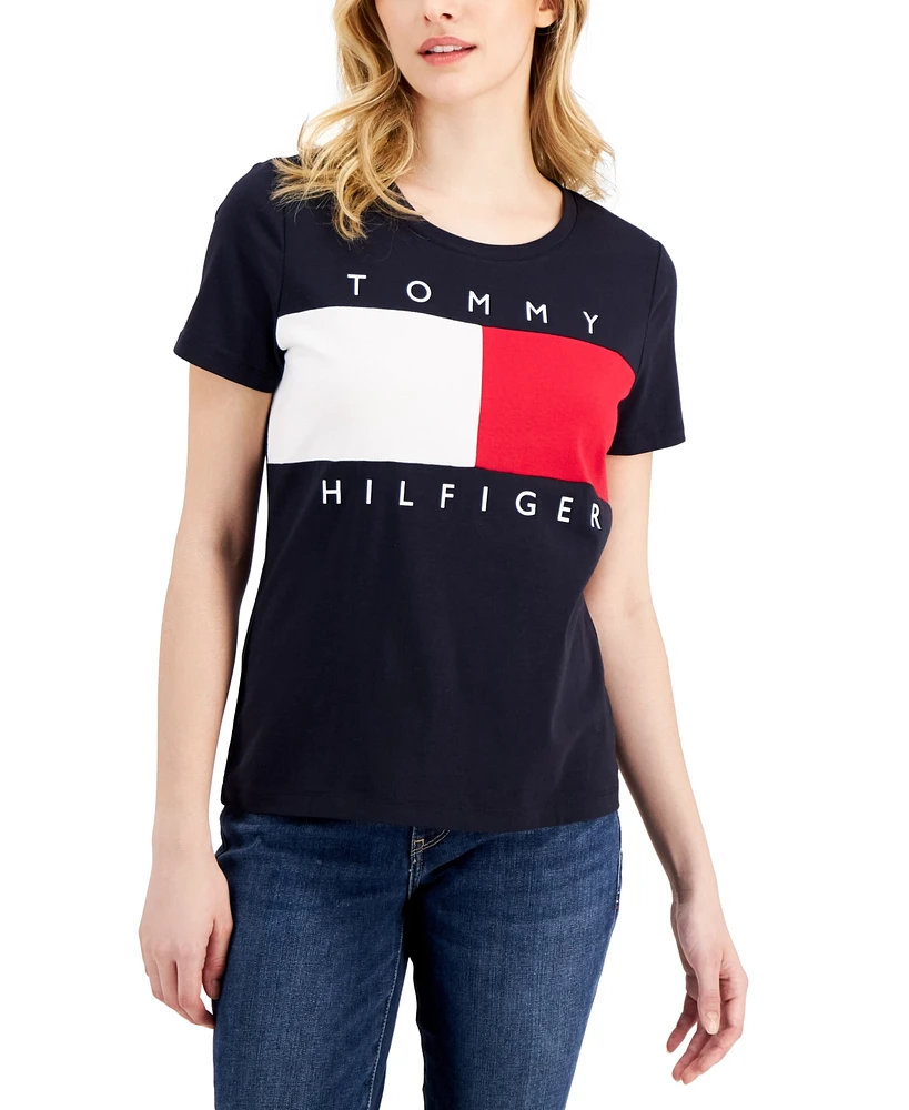 Tommy Hilfiger Women's Big Flag Logo T-Shirt