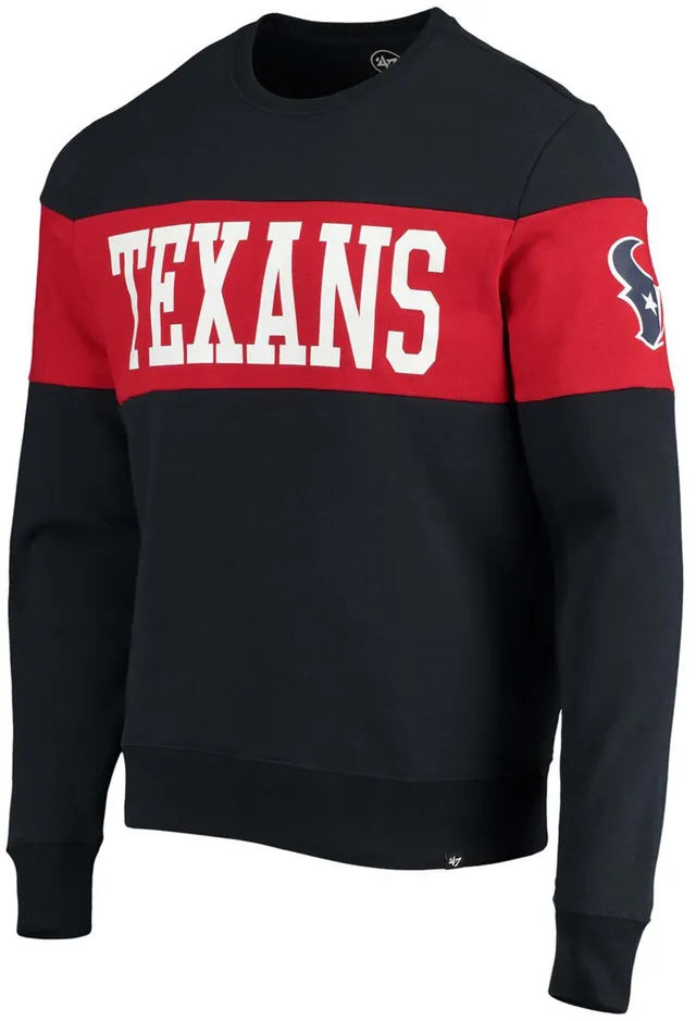 Men's Fanatics Branded Heathered Charcoal Houston Texans Playability  Pullover Sweatshirt