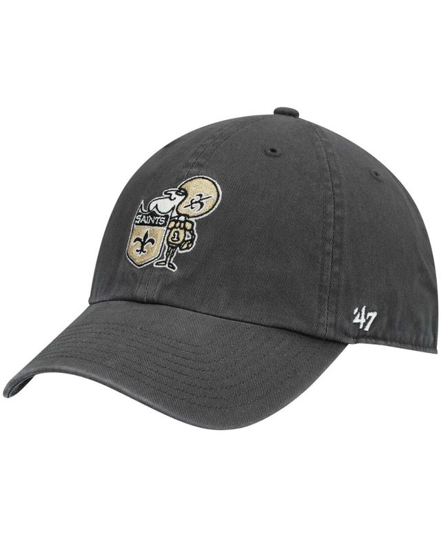 Men's Charcoal New Orleans Saints Clean Up Legacy Adjustable Hat