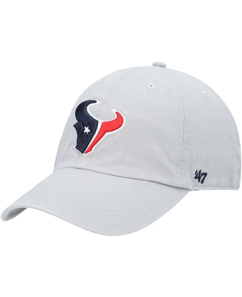 47 Brand Men's Navy, White Houston Texans Trucker Snapback Hat - Macy's