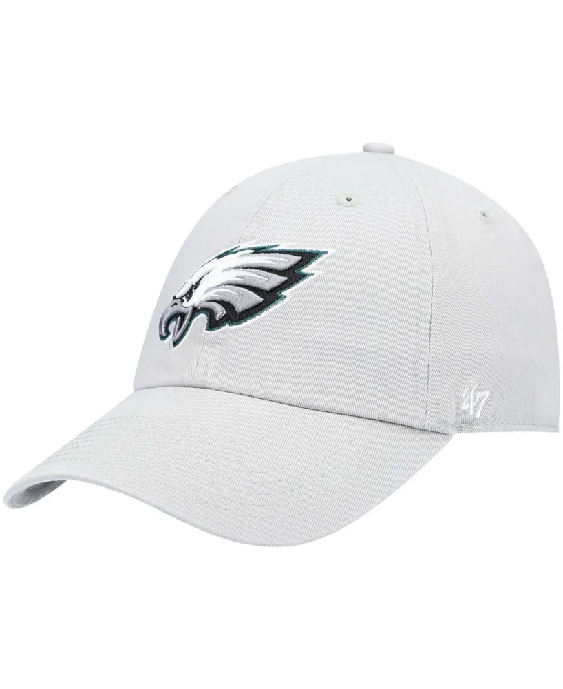 '47 Men's White Philadelphia Eagles Clean Up Legacy Adjustable Hat