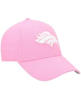 Big Girls Pink Denver Broncos Rose Mvp Adjustable Hat