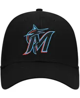 Men's Black Miami Marlins Legend Mvp Adjustable Hat