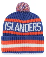 Men's Royal New York Islanders Bering Cuffed Knit Hat with Pom