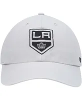 Men's Gray Los Angeles Kings Clean Up Adjustable Hat