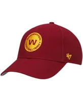 Boys Burgundy Washington Football Team Team Basic Mvp Adjustable Hat