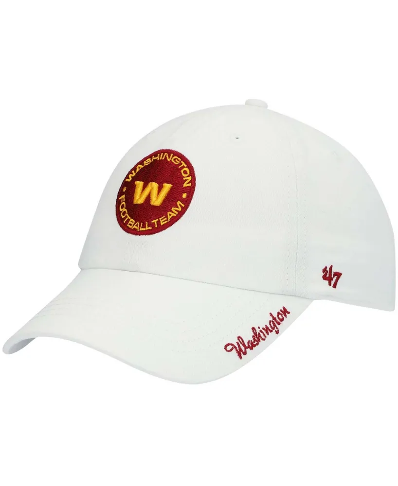 Women's '47 White Pittsburgh Steelers Miata Clean Up Logo Adjustable Hat